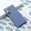 Adequado para Capa de Celular de Silicone Líquido Samsung S26Ultra S25Plus Carregamento Sem Fio Sucção Magnética S22 Capa Protetora Anti-Queda