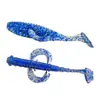 Cebo flotante TPE doble ala cola T 6.5cm2.2g pez volador cola T cebo blando bandeja salada y a pescado bolsa cebo artificial
