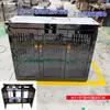 Gabinete de Audio, Gabinete Completo de Equipo Amplificador de Karaoke, Acero Inoxidable con Cerradura, Multicapa, Habitación Privada KTV, Bar, Hecho a Medida
