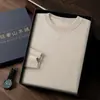 26 Otoño Invierno Nuevo Suéter de Cachemira para Hombre Cuello Redondo Cachemira Formal Tejido de Punto Capa Base Suéter para Jóvenes Adultos Suéter de Lana