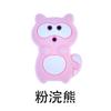 Cuentas de silicona transfronterizas para molares de bebé, dibujos animados, pegamento para dientes, animales, accesorios para joyería DIY, cuentas de silicona de grado alimenticio al por mayor