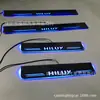 15-22 para HILUX VIGO pedal de bienvenida con luz LED tipo intermitente barra de umbral con luz