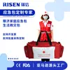 Cruz Roja Kit de Primeros Auxilios Familiar de Socorro Almacenamiento de Gran Capacidad Bolsa de Socorro en Caso de Desastre Suministros de Primeros Auxilios Botiquín Médico
