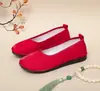 Zapatos Planos de Satén DIY Zapatos de Tela de Color Puro para Mujer Verano Nuevo Estilo Moda Suave Retro Pequeño Aroma Zapatos de Trabajo Mary Jane