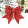 Laço de Natal Algodão Perolado Laço Pó Dourado Pingente Decoração Árvore de Natal Suprimentos Decoração Hotel Shopping Ktv