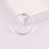 Pintura Color Caramelo Hierro 45MM Anillo para Tarjetas Accesorios Anillo para Libro de Hojas Sueltas Encuadernación de Tarjetas Accesorios para Llavero