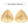 Populars Almofadas de Seio Triangulares Espessas Autoadesivas para Seios Pequenos, Roupa Íntima Push-Up Feminina Sem Costura de Verão com Inserções Adesivas Dupla Face