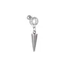Pendientes Minimalistas de Acero Inoxidable Transfronterizos, Elegantes y Chic, Pequeños y Versátiles, Pendientes de Estilo Genial con un Toque de Lujo para Mujer