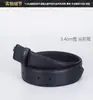 Cinturón sin hebilla de cabeza para hombre, tira de cinturón, sin sándwich, hebilla de pasador, capa única, primera capa de piel de vaca, cinturón sin plomo, cinturón