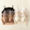 Novo sutiã de alça traseira estilo europeu com bojo, roupa íntima feminina, regata interna, peça única de renda, top tubinho para cobrir o peito, verão
