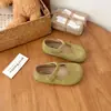 Zapatos pequeños de terciopelo estilo Chanel, zapatos de vestir para niños, zapatos de princesa para niñas, zapatos para bebé de punta poco profunda, adecuados para cumpleaños, bodas y atuendos Hanfu