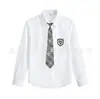 Uniforme escolar de estilo universitario, traje gris, unisex, adecuado para estudiantes de secundaria y primaria, se usa como uniforme de clase, para el día del deporte, actuaciones corales y recitaciones