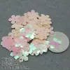 Aretes DIY Joyería Pieza de Flor Pequeña Accesorios Maquillaje Lentejuelas Láser Flor Pequeña Tocado de Novia Material