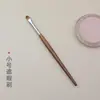 Cabo de Madeira Formato de Língua Pincel para Base Pincel para Corretivo Madeira Maciça Pequena Cabeça Plana Sombra em Creme Corretivo Pincel Sem Marcas Peça Única Cangzhou Hua