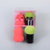 Creativo Lindo Bola Molienda Calabaza Gotas de Agua Forma Especial Huevo de Belleza Set Doble Uso Seco y Húmedo Huevo de Maquillaje Color Herramienta de Maquillaje Belleza