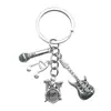 Venta Caliente Transfronteriza Cinta de Música Antigua Saxofón Órgano Llavero Diseño Creativo Sentido Colgante de Bolsa Pequeños Accesorios