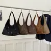 Nova Bolsa Texturizada de Grande Capacidade para Outono, Bolsa de Ombro Personalizada Fashion e Casual, Bolsa Tote Feminina Tendência 2025
