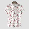 Novas camisas de manga curta transfronteiriças para homens e mulheres, estilo casal, camisas estampadas em 3D europeias e americanas, camisas de Dia dos Namorados