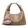 Bolso Maillard de Mano de Alta Gama para Mujer 2025 Nuevo de Moda Verano Moda Versátil de Hombro Cruzado Bolso Dumpling
