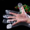 Guantes de plástico transparente desechables, resistentes al aceite y a los alimentos, para salones de belleza, uso doméstico y catering.