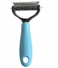 Pente para Animais de Estimação para Desembaraçar, Escova Especializada para Pelos de Cachorro e Gato, Ótima Ferramenta para Desembaraçar Pelos de Cachorro, Produto Dupla Face