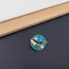 Broche de Ballena, Broche Sonido de Ballena Te Tiene, Diseño de Nicho de Alta Gama, Insignia Metálica de Ballena, Broche para Pareja de Estudiantes