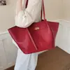 Bolsa tote bolsa nova ombro único feminina grande capacidade retrô 2026通勤 temperamento simples popular verão