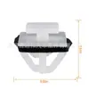Fivela de Fixação de Tira de Revestimento Externo para Painel de Porta de Carro 13,8mm de Diâmetro Branca para Decoração de Revestimento de Carro Hyundai Kia