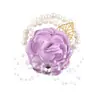 Set de 6 Piezas de Suministro Transfronterizo Europeo y Americano Novio y Novia Boda Hoja de Oro con Cuentas Muñequera y Ramillete Fabricante Venta al por Mayor Stock Disponible