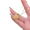 Estilo Fresco e Doce Terno Audrey Rose Design de Pingente de Colar Romântico Rosa Moda Alto Padrão Enviar para Namorada