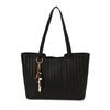 Bolsa Tote de Palha Grande Capacidade Estilo Retrô 2025 Nova Estilo Coreano Bolsa de Braço Yuzi Popular Bolsa Mensageiro para Mulheres