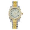 Comercio exterior productos nuevos calientes patrón romano de diamantes completos calendario moda reloj de mujer reloj de mujer reloj de cuarzo fabricante entrega de una pieza
