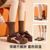 Calcetines 30% Lana Merino para Mujer, de Media Pantorrilla, Calidez Otoño/Invierno, Calcetines de Algodón con Forro Polar Añadido, Engrosados, Calcetines Largos para Dormir, Estilo Nuevo