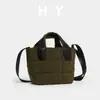 Bolsa Feminina Original Dongdaemun Coreia do Sul Simples Leve Nylon Penas Mão Ombro Transversal Versátil Bolsa de Mão