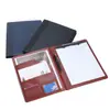 Pasta de Arquivo A4 Personalizada em Couro PU Pasta para Gerente de Negócios OEM Papelaria de Escritório Pasta de Armazenamento de Documentos de Contrato de Venda