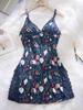 Pijama nuevo de modal verano sexy tirantes vestido midi lencería sexy mujeres temperamento seductor traje para estar en casa