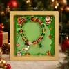 Pulseiras de Natal em Desenho Animado, Pulseiras de Contas Mais Vendidas Transfronteiriças, Pulseiras Fofas de Rena e Árvore de Natal, Joias de Presente de Natal