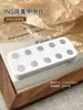 Soporte para Uñas de Práctica de Nail Art Acrílico Transparente Base Magnética Pieza de Ajedrez Iridiscente Bandeja de Exhibición de Uñas de Doble Fila Venta al por Mayor
