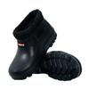 Botas de Lluvia Gruesas y Cálidas para Exteriores con Forro Polar de Invierno Calzado de Lluvia Impermeable de Altura Media Antideslizante de Protección Laboral Genuino para Hombre Zapatos de Algodón para Mujer
