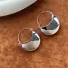 Pendientes de Cesta Ins Europeos y Americanos Diseño de Nicho Retro Nuevo Sentido de Alta Gama Metal Estilo Frío Elegantes Modernos Pendientes
