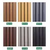 Panel exterior Muro de China panel de madera compuesta valla exterior panel de pared exterior panel decorativo valla coextruida impermeable anticorrosión panel de pared de privacidad para patio