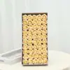 Cabeza de Flor de Jabón de Tres Capas Rosa Gorda Flor de Jabón con Base Materiales de Producción Ramo Artificial de Vacaciones Caja de Regalo