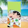 Crayon Shin-Chan ~ Toalla de baño de microfibra para adultos, natación, dibujos animados para niños, viaje, portátil, toalla de playa