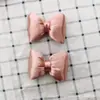 Material para accesorios para el cabello hechos a mano DIY Cristal coreano satén algodón almohada lazo tocado para niños accesorios de decoración de zapatos