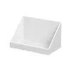 Caja de Almacenamiento con Espejo para Baño, Organizador de Cosméticos y Labiales para Lavabo, Caja de Almacenamiento Inclinada de Pared para Baño
