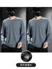 Camiseta de Manga Larga de Seda de Hielo para Hombre en Verano, Malla Holgada, Transpirable, de Secado Rápido, Protección Solar, Top Climatizado, Capa Base para Exteriores, Estilo Delgado