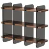 Estante de Almacenamiento para Tazas Acrílico Soporte de Escritorio para Tazas Mesa de Comedor Encimera Lujo de Alta Gama Accesible Estante de Exhibición para Tazas de Agua Juego de Té