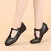 Zapatos Mary Jane Cómodos de Suela Blanda para Mujer, Nuevo Estilo Primavera y Verano 2026, Zapatos de Cuero Versátiles Negros de Tacón Medio con Hebilla para Mujer