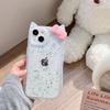 Funda con orejas de gato de estilo japonés y coreano para iPhone 15, iPhone 14, Pro Max, 13 Pro Max, para mujer, 12/11
