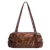 2026 Nuevo Otoño Retro Elegante Casual Estampado de Leopardo Bolso de Hombro Individual de Nicho para Mujer Bolso de Mano de Gran Capacidad para Viajar Bolso Almohada